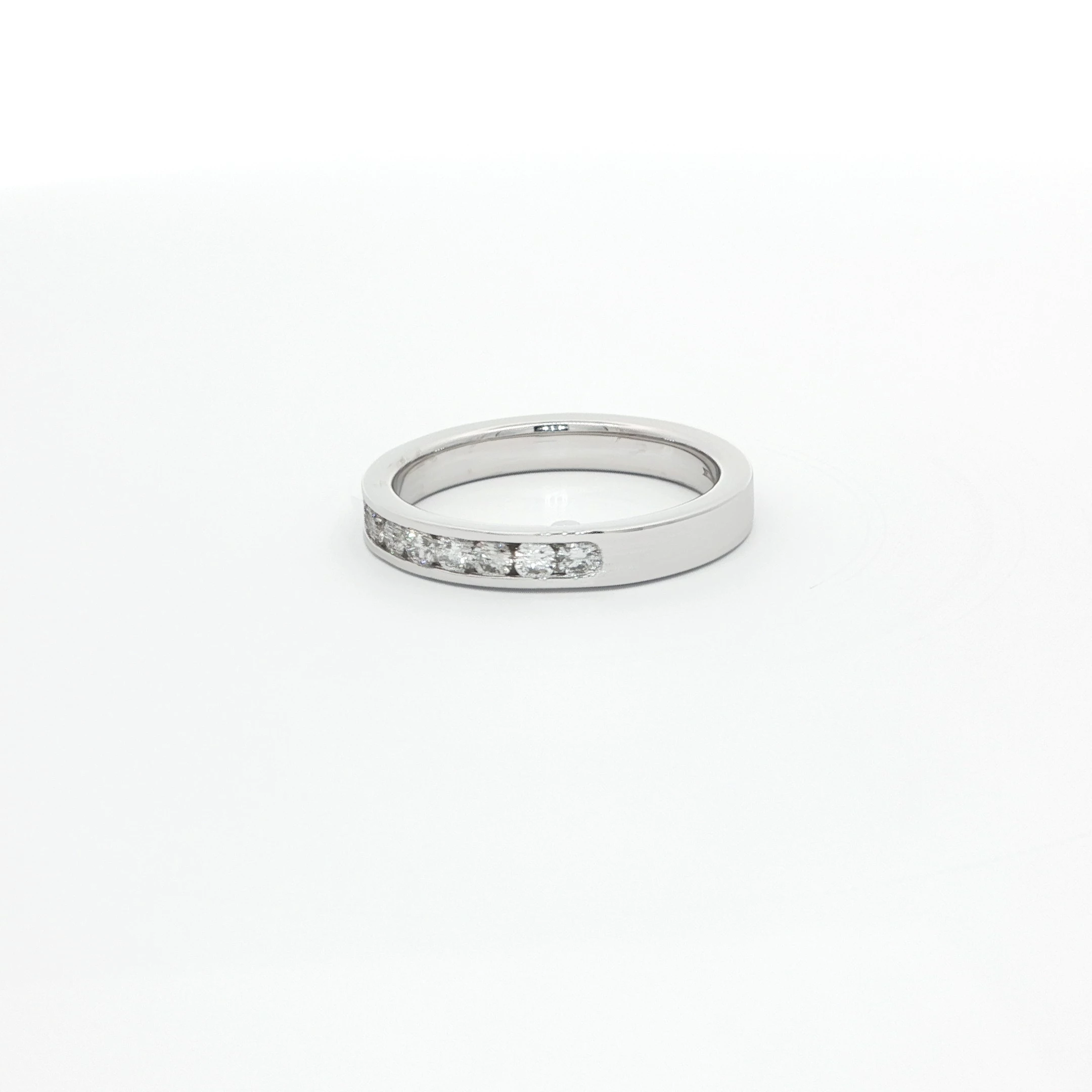 0.54 carat Half Eternity Diamond Ring