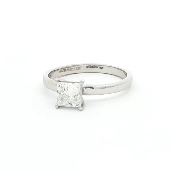 0.78 CT PRINCESS CUT DIAMOND RING - Aurima Jewellers