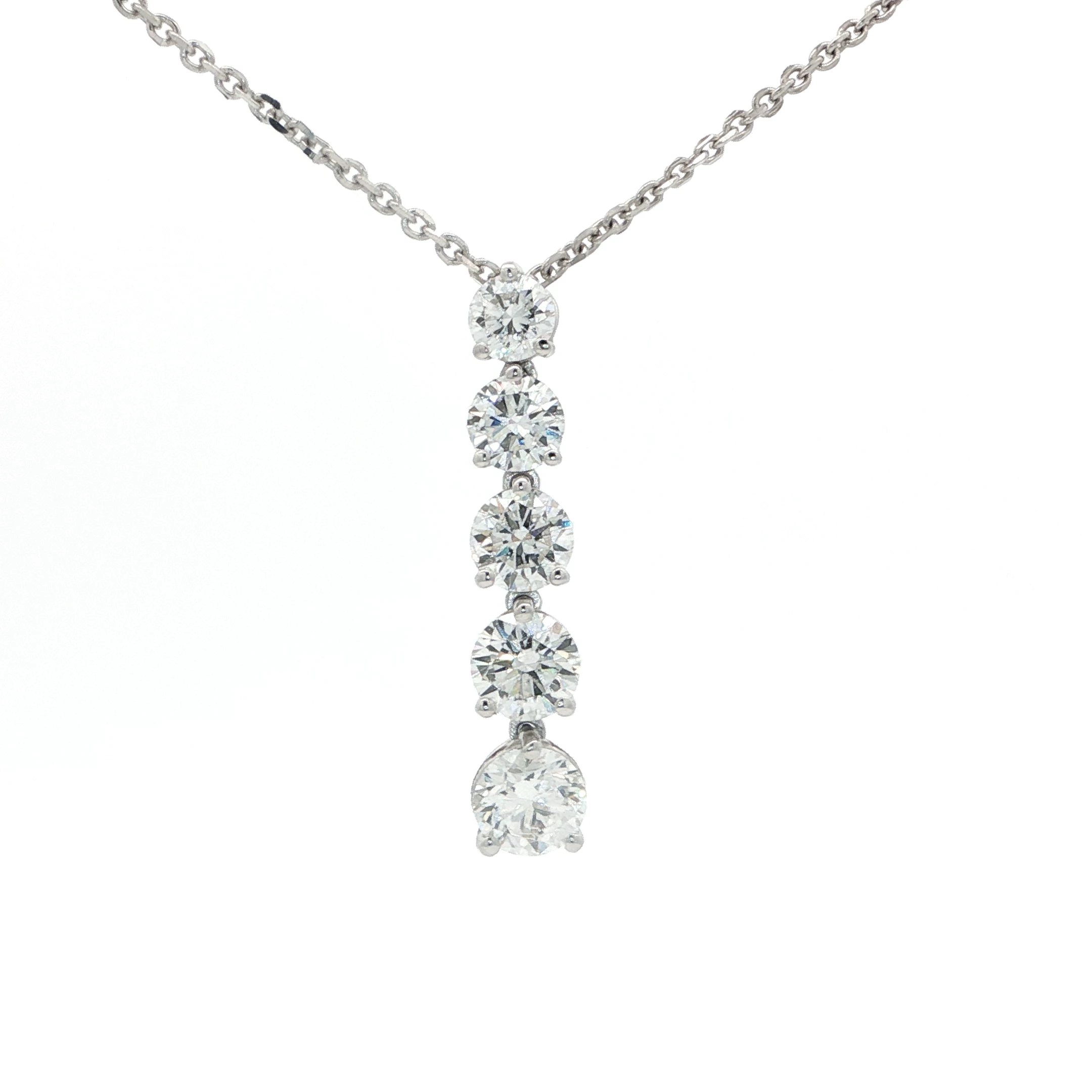 Cascade Diamond Pendant Necklace1