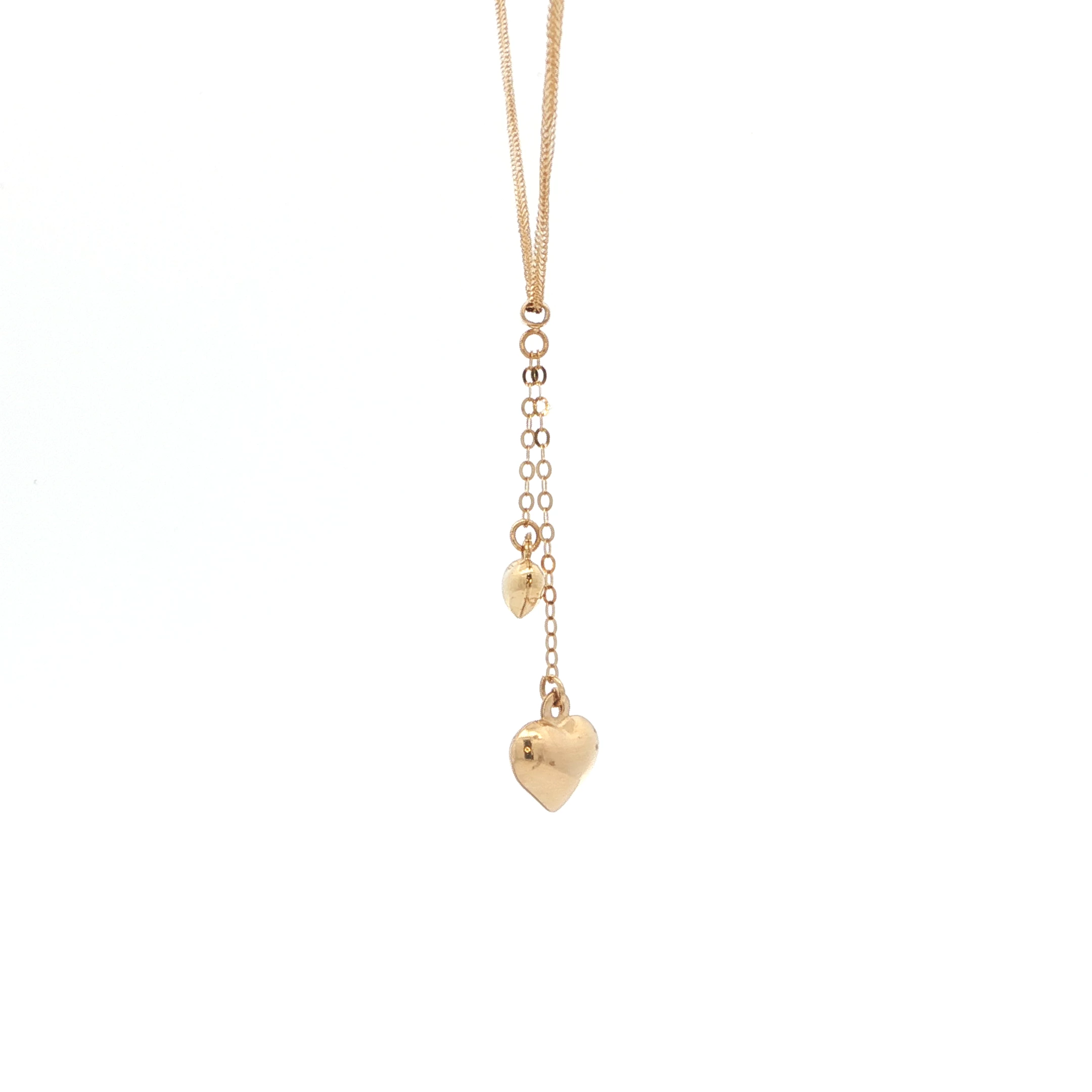Duo Heart Pendant Necklace