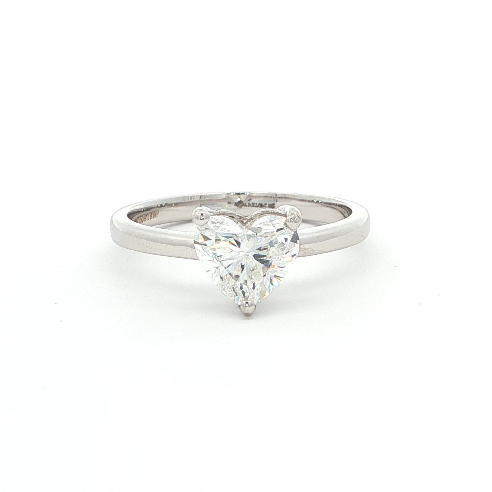Heart Diamond Solitaire Ring()