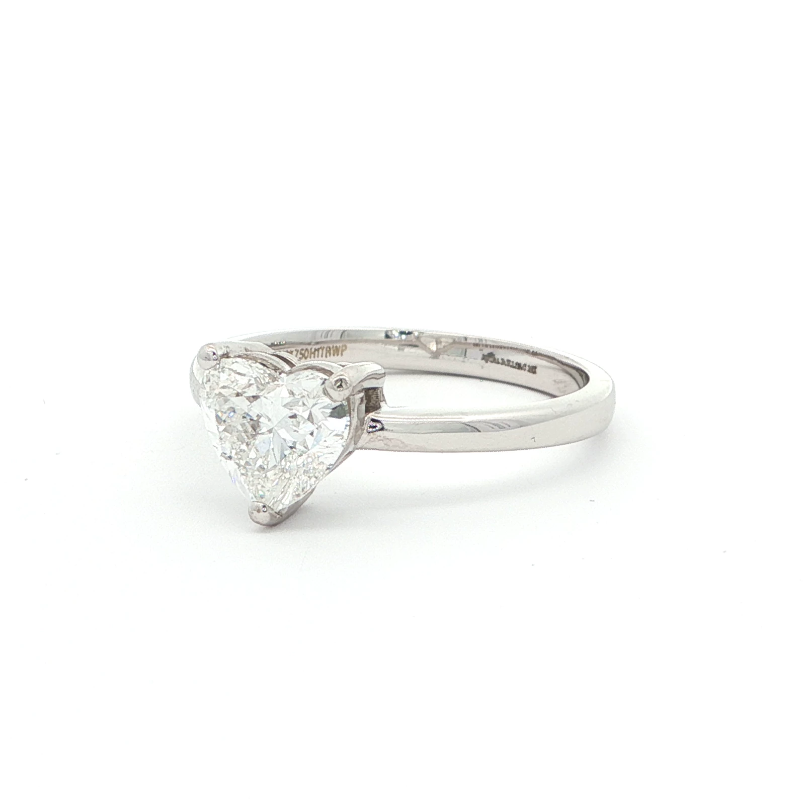 HEART DIAMOND SOLITAIRE RING