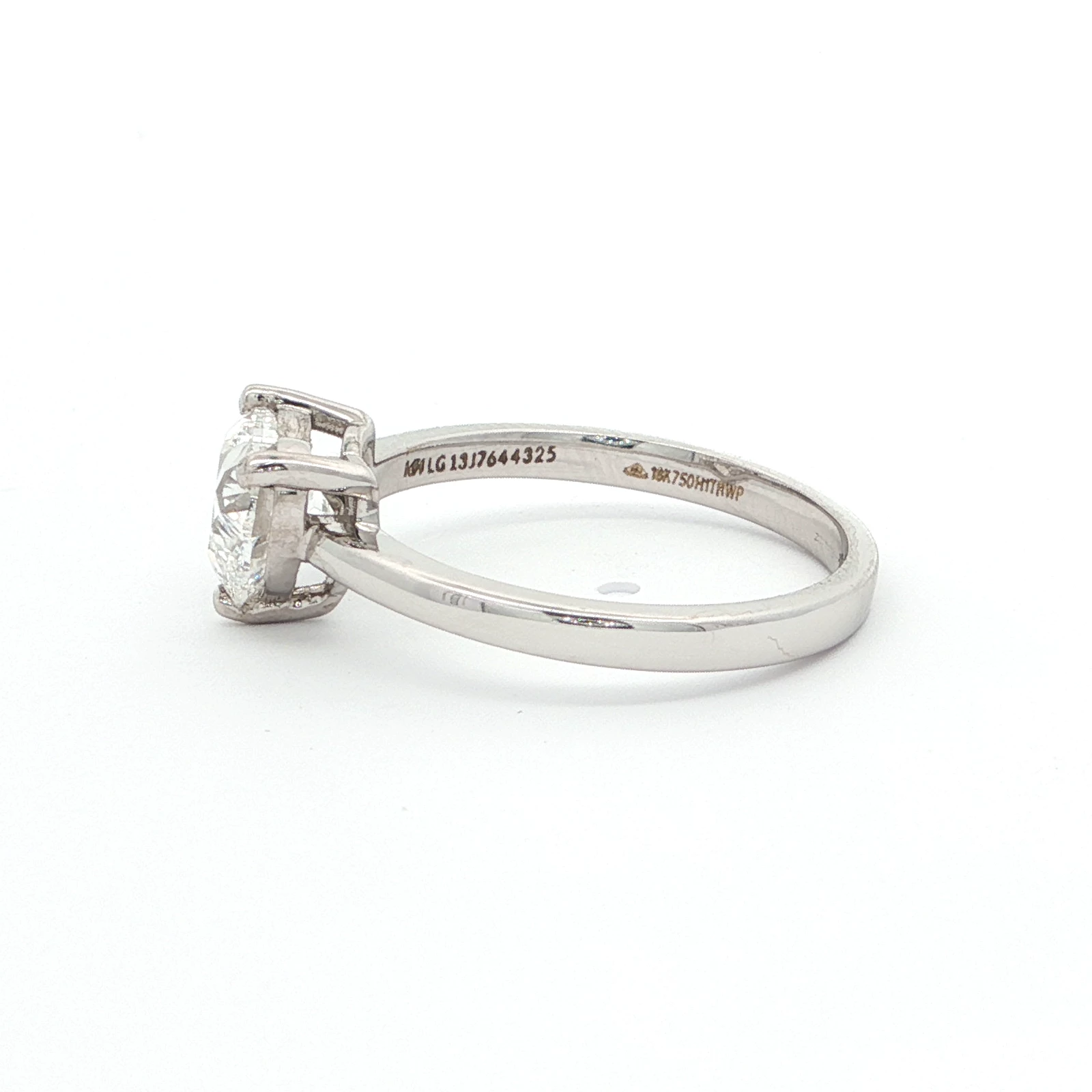 HEART DIAMOND SOLITAIRE RING
