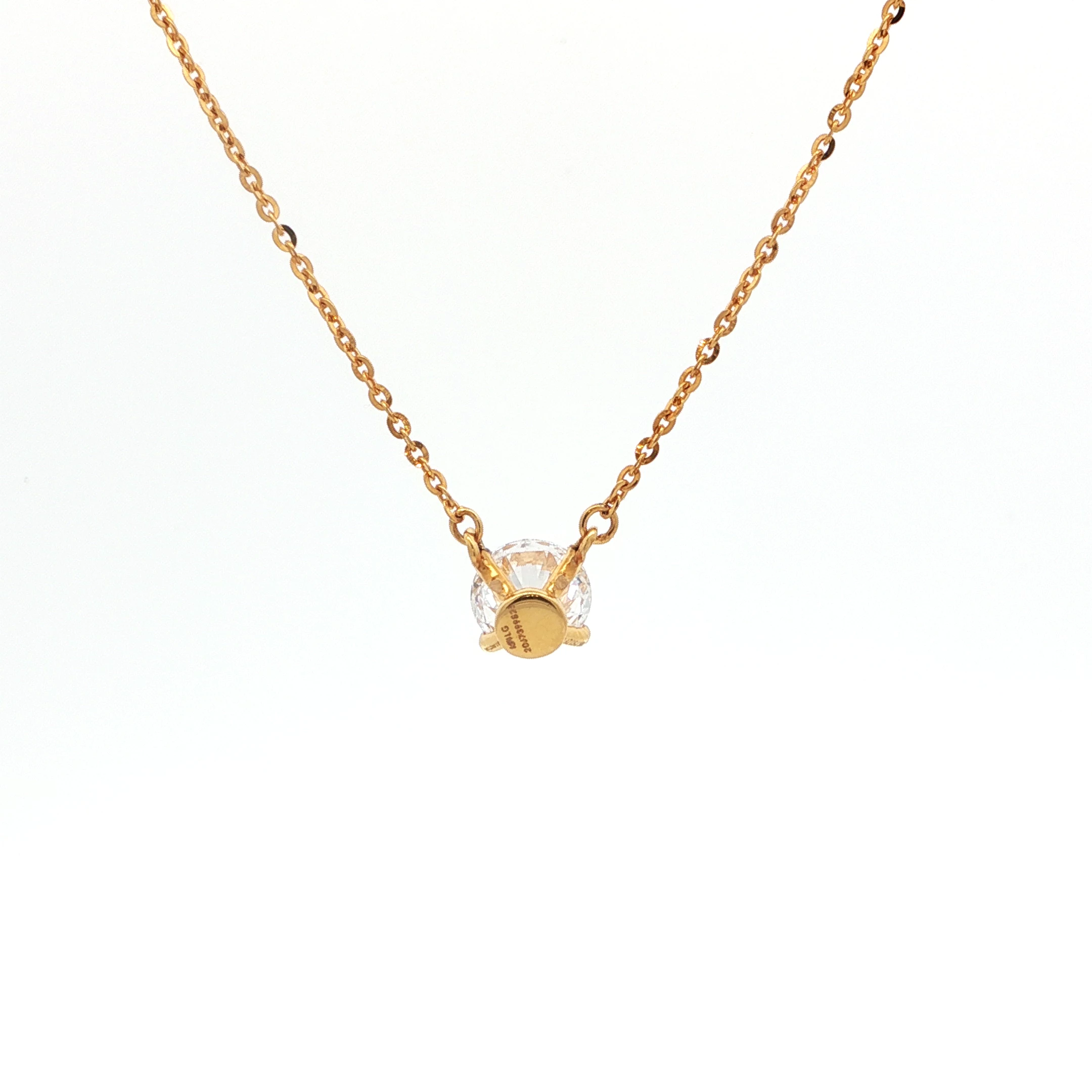 1.5 CT ROUND DIAMOND SOLITAIRE PENDANT NECKLACE