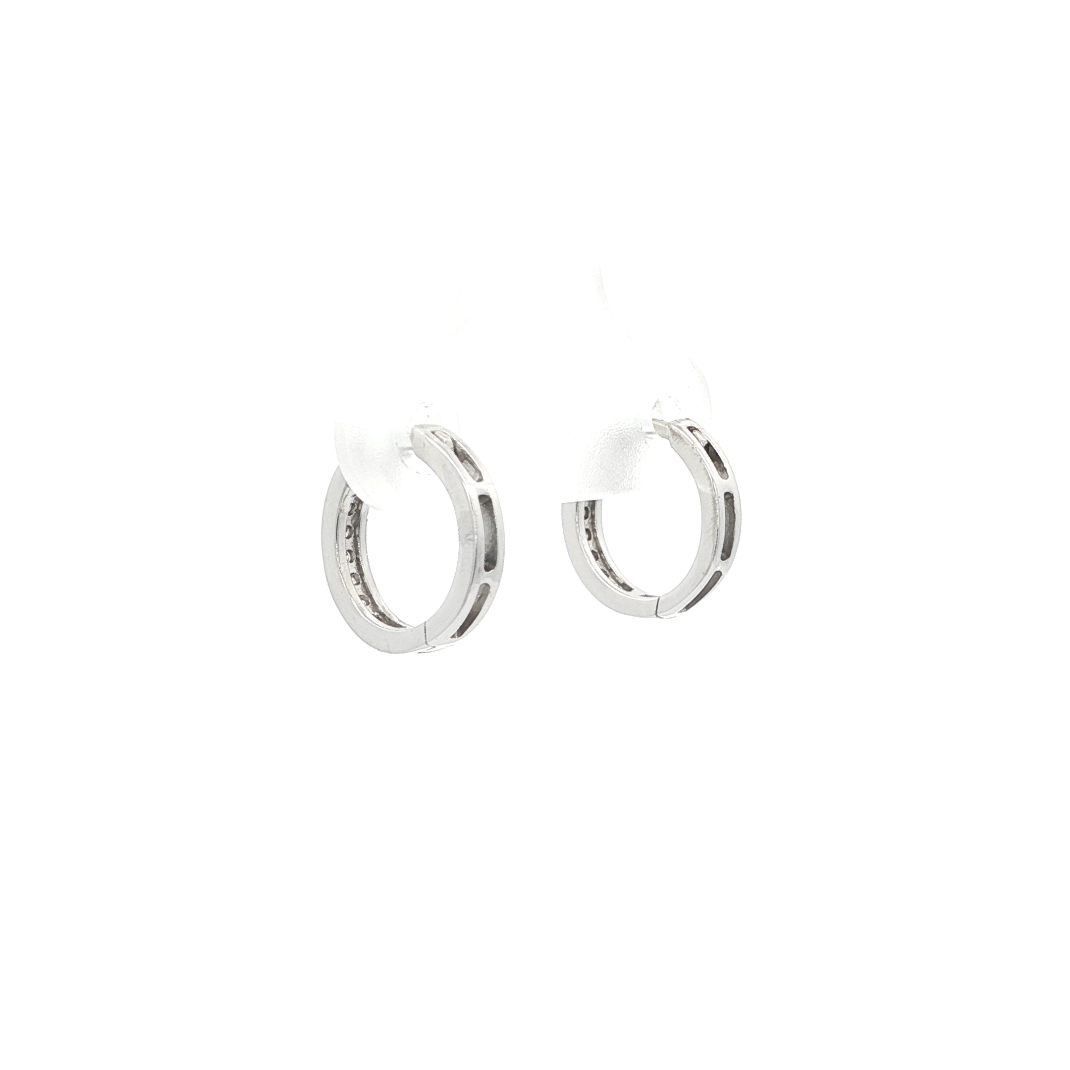 0.12 carat Mini Huggie Diamond Earrings