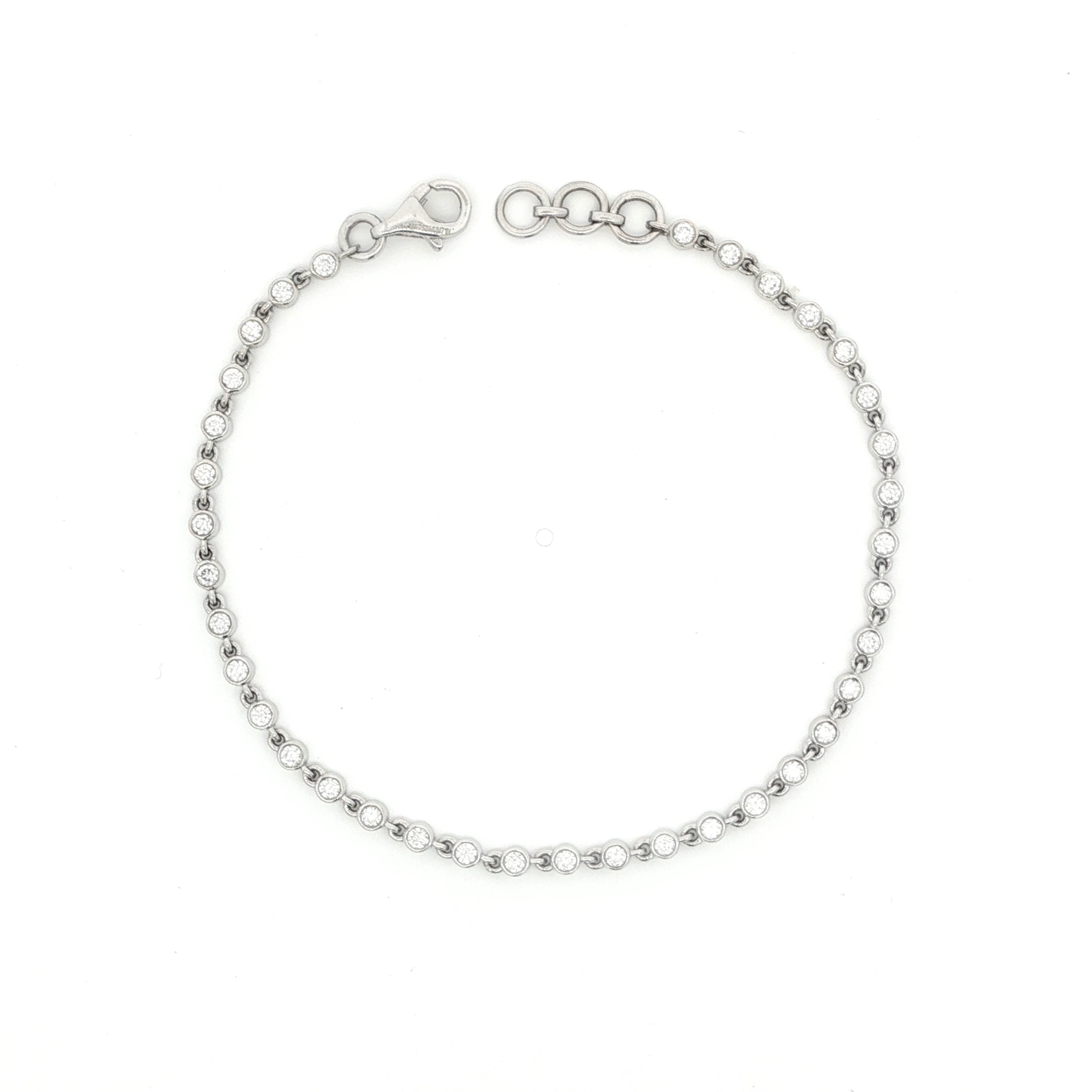 0.78 CT BEZEL DIAMOND BRACELET
