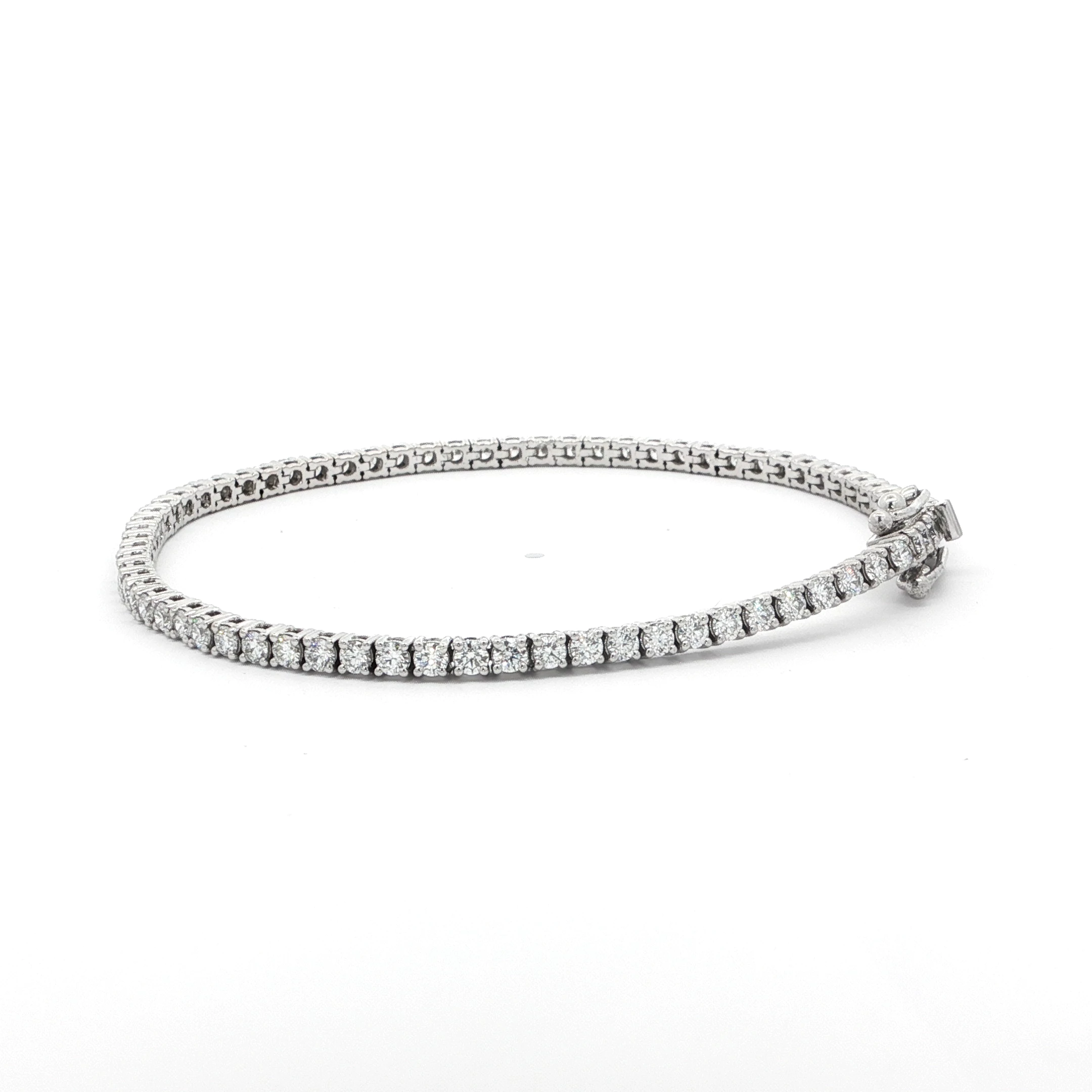 2.77 CT ROUND DIAMOND TENNIS BRACELET