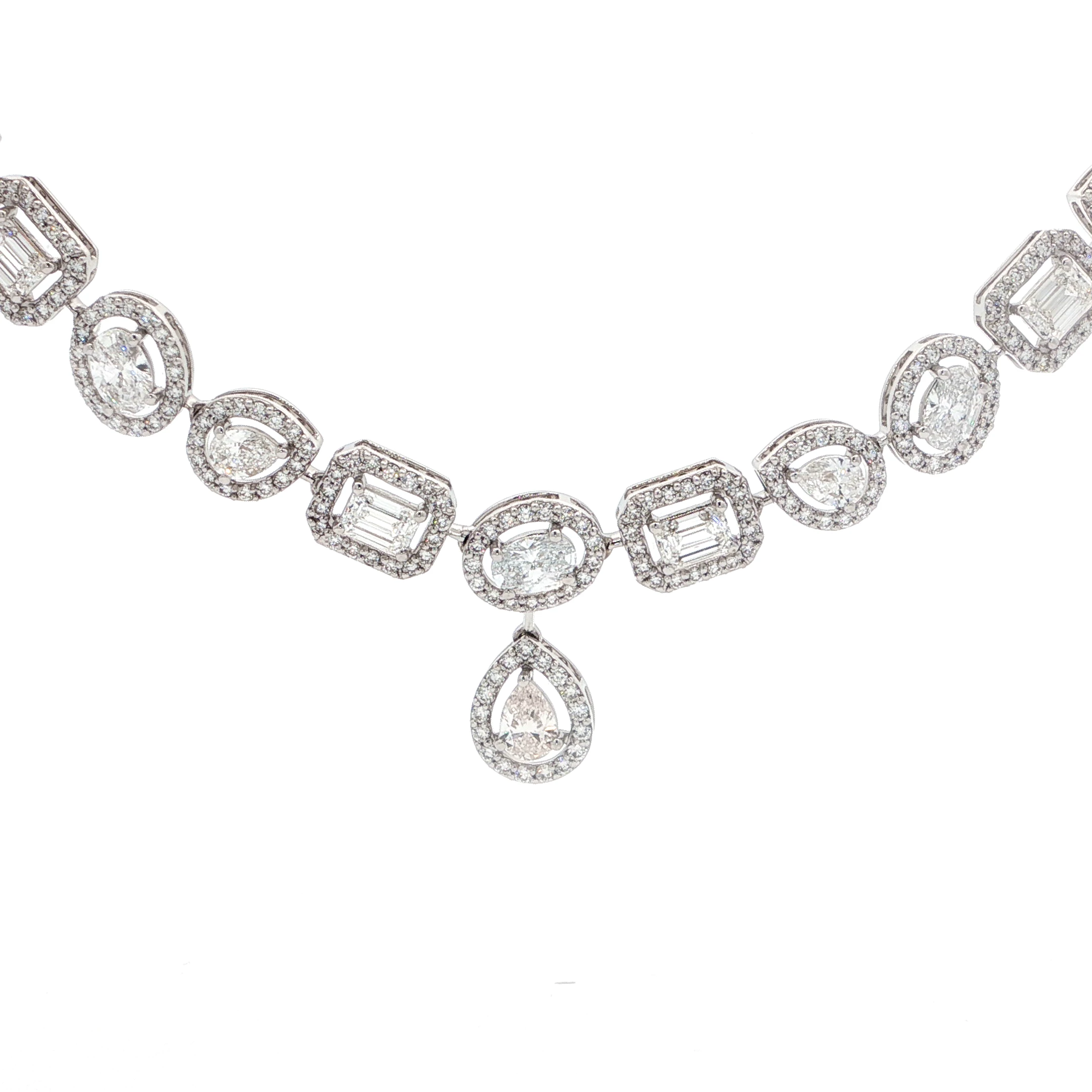 GEOMETRIC DIAMOND NECKLACE