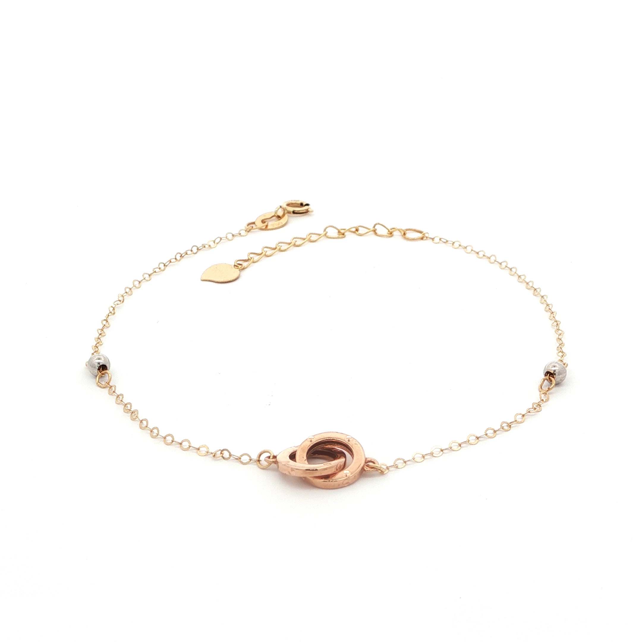 Interlocking Circle Chain Bracelet