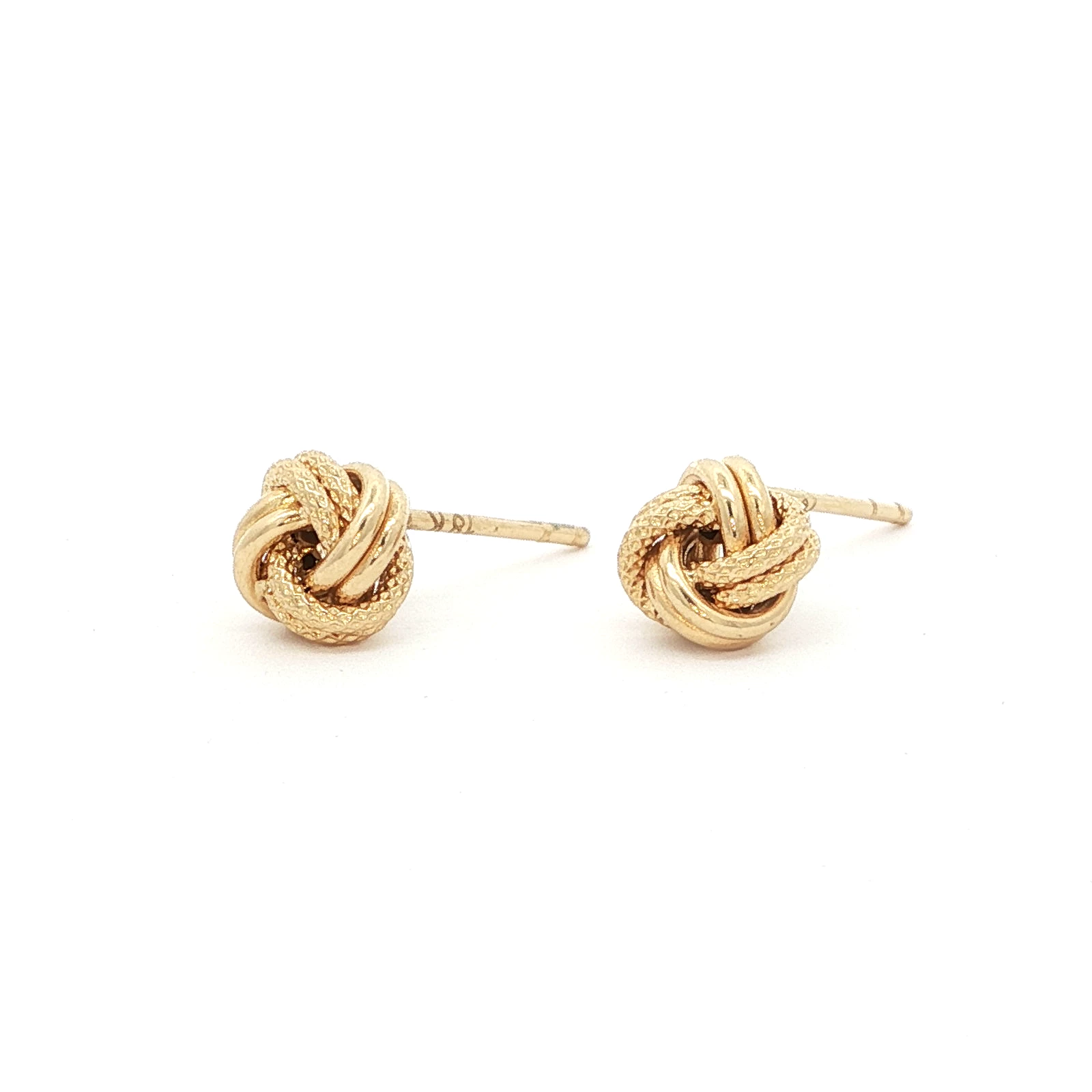 SPIRAL KNOT STUD EARRINGS