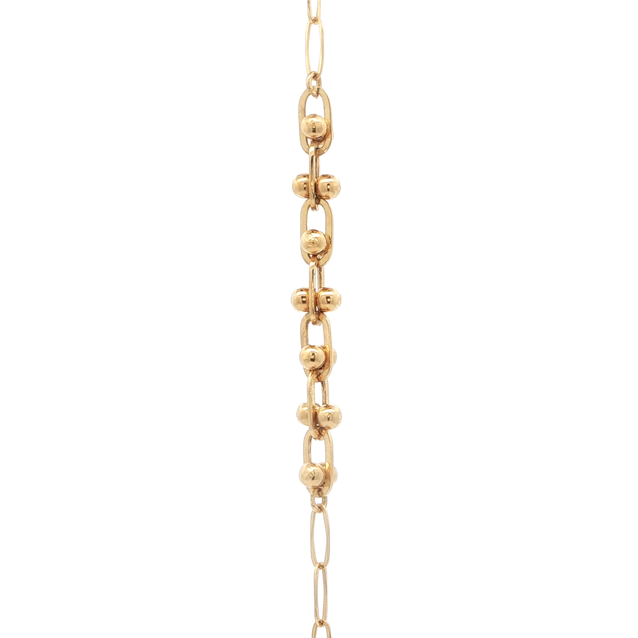 Chain Link Lighweight Gold Bracelet