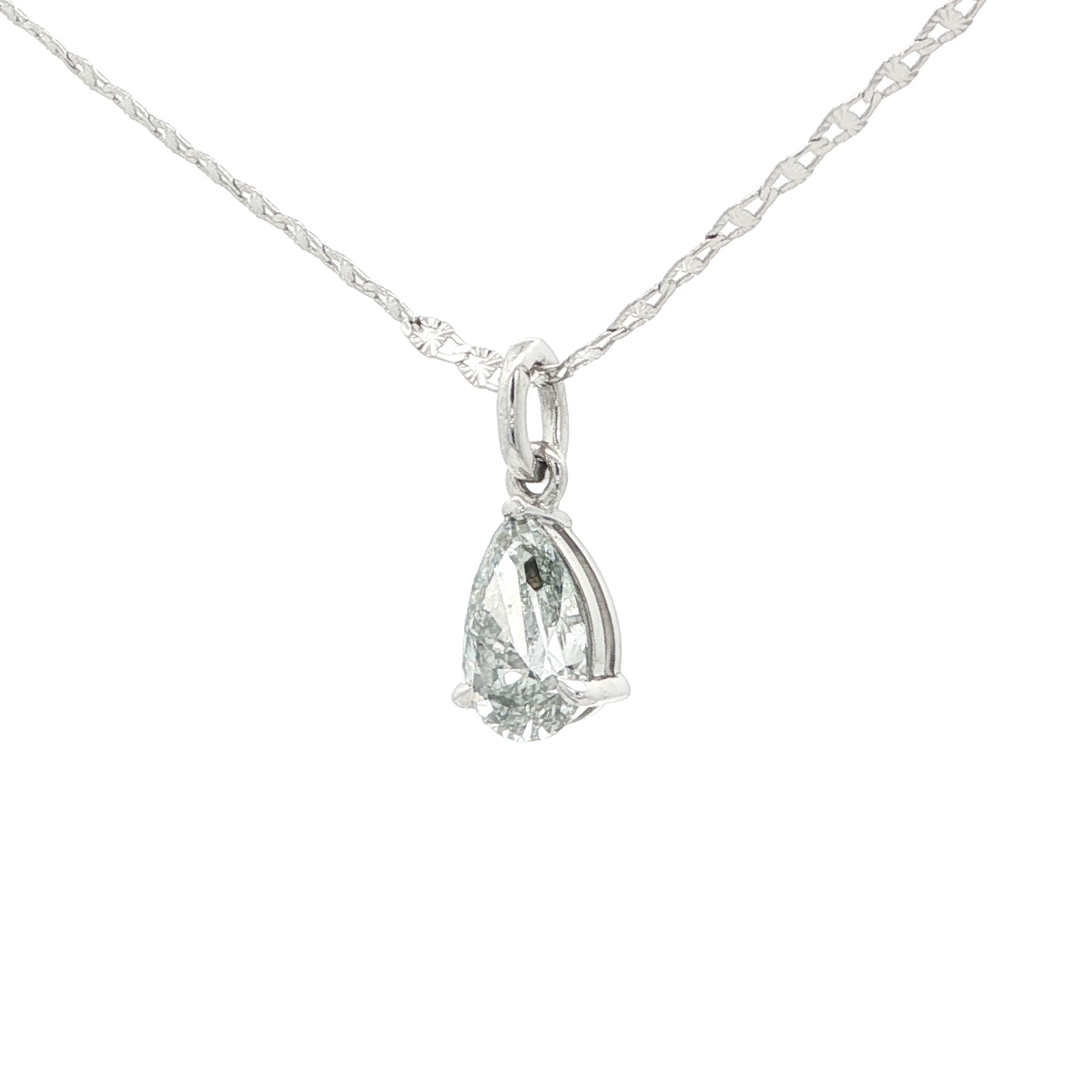 1.02 CT PEAR DIAMOND PENDANT