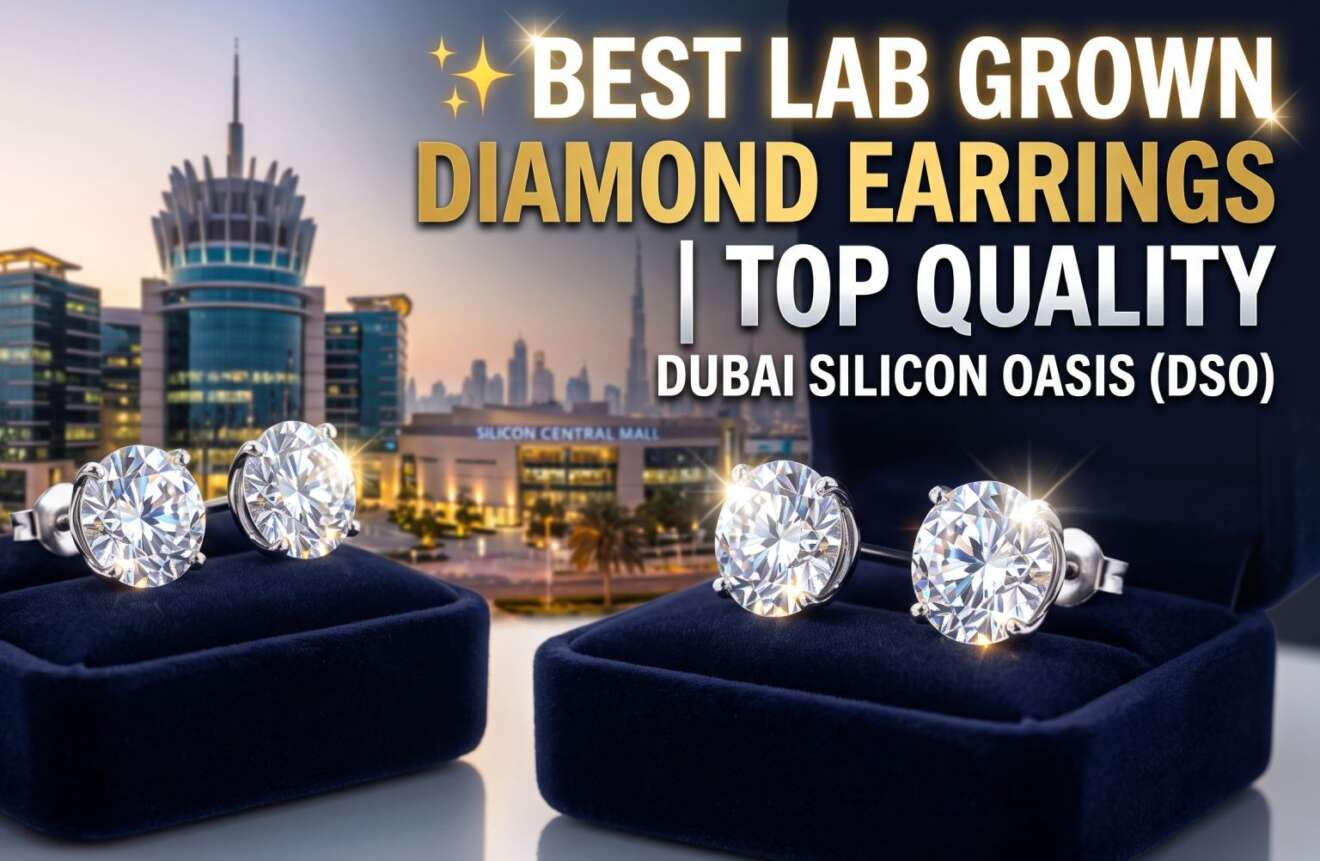 ✨ Best Lab Grown Diamond Earrings DSO | Top Quality